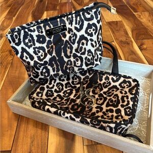 Victoria's Secret Leopard Print Travel Bag Set